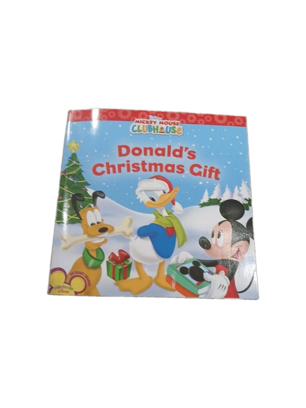 Disney Mickey Mouse Clubhouse Donald's Christmas Gift 2007 Kids Holiday Book VTG